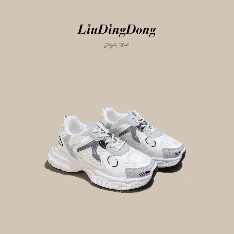 【刘叮咚女鞋】高智感轻奢女鞋休闲运动休闲冬季新款厚底小个子