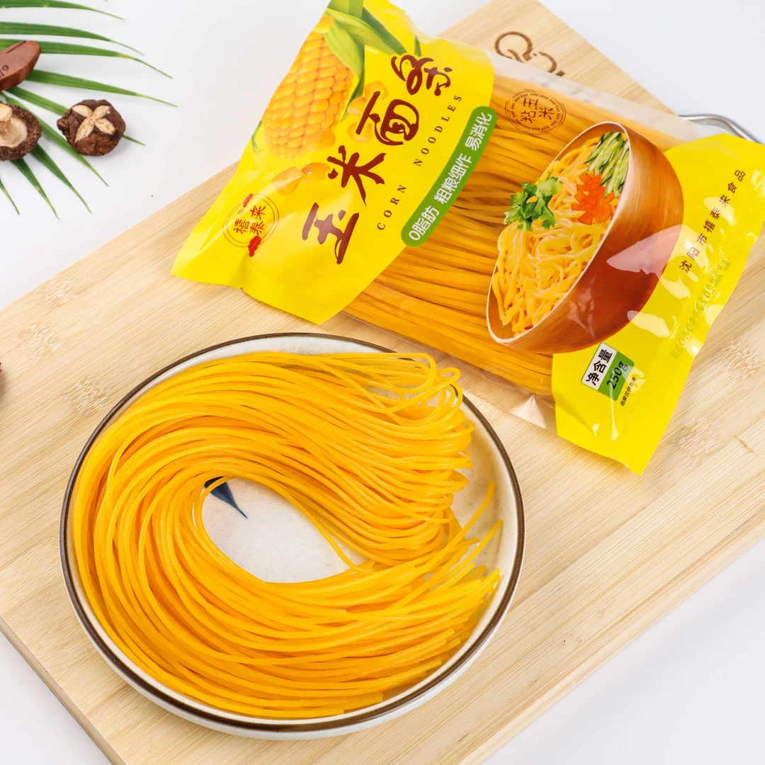 禧泰来食品-东北特产玉米面条0脂肪0添加0胶粗粮细作包邮