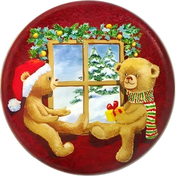 香港珍妮曲奇聪明小熊四味曲奇320g手工酥香