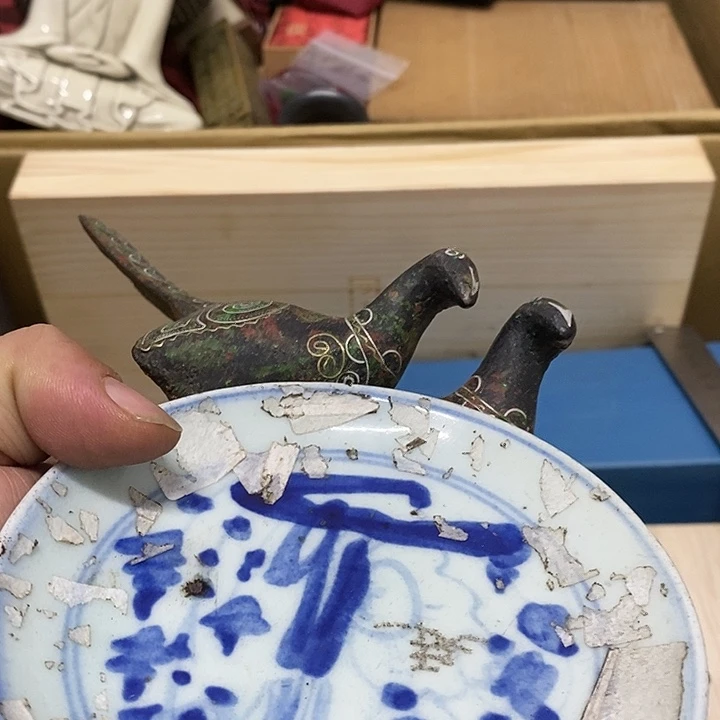 摆件瓷盘哈哈哈哈哈哈