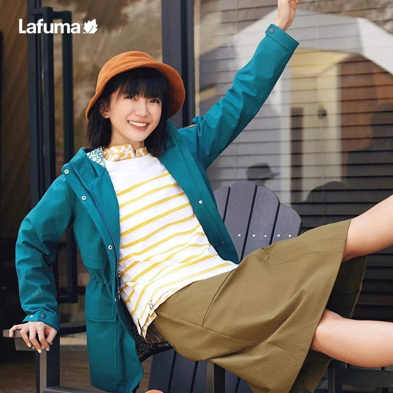 LAFUMA乐飞叶户外秋冬新款防风防水夹克女风衣外套LFJA3CS87