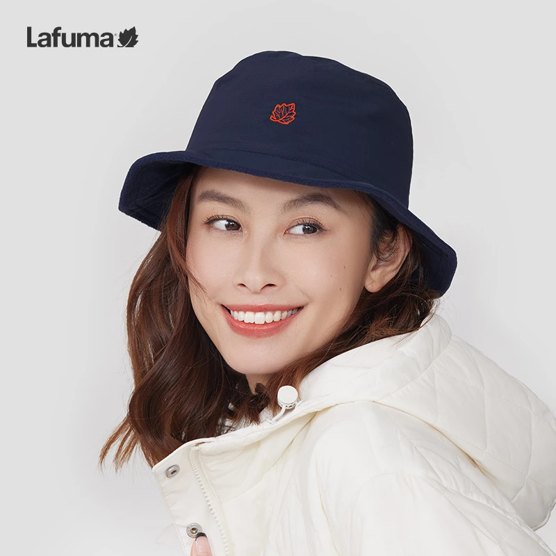 LAFUMA乐飞叶户外垂钓徒步两面穿戴大檐男女休闲帽子LEHE4CC08