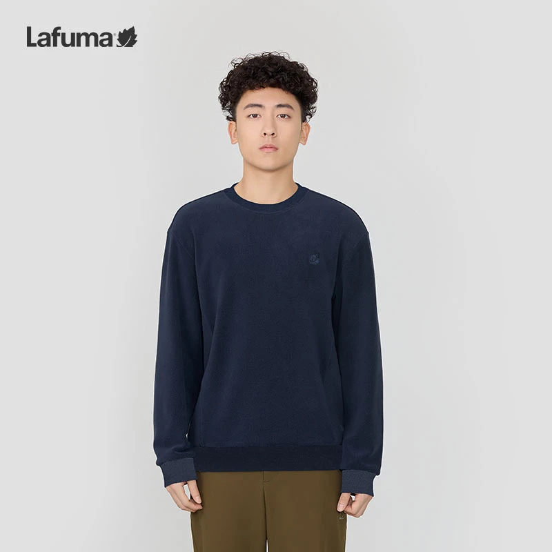 LAFUMA乐飞叶户外秋冬奥利绒加绒卫衣男休闲打底衫上衣LMTS4CW86