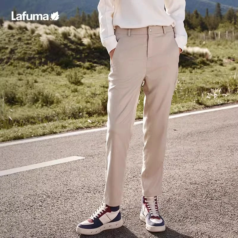 LAFUMA乐飞叶户外秋冬舒适徒步抗菌直筒休闲裤女士长裤LFPA3CL60