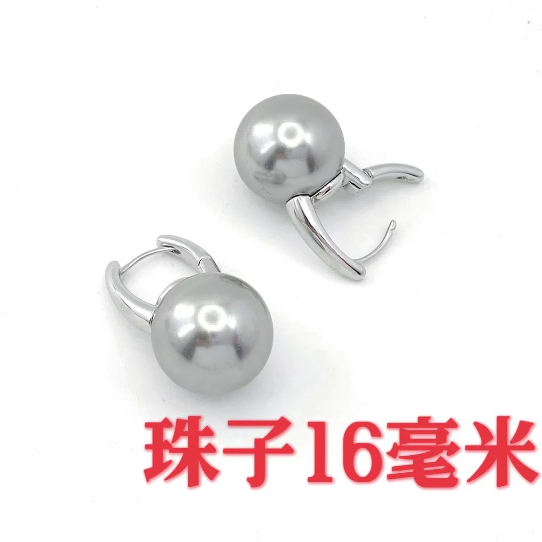 铜合金耳饰 ——木木（CJ4357） 16毫米珠子 时尚耳饰