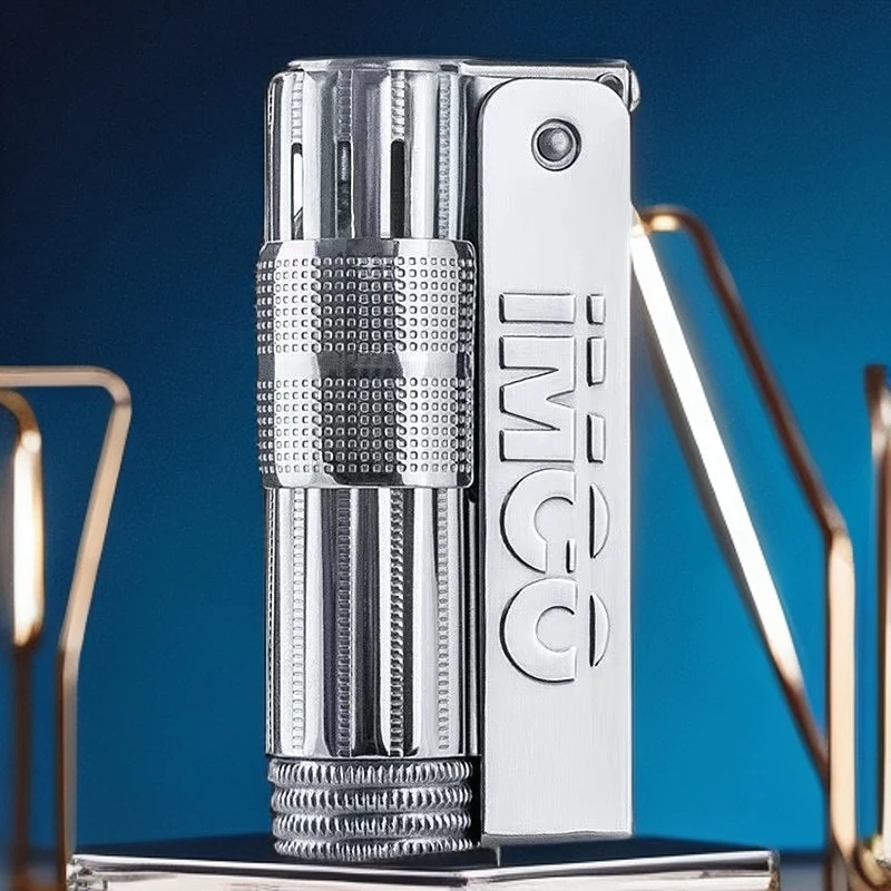 IMCO爱酷奥地利燃油打火机复古个性防风不锈钢老式经典礼物礼品