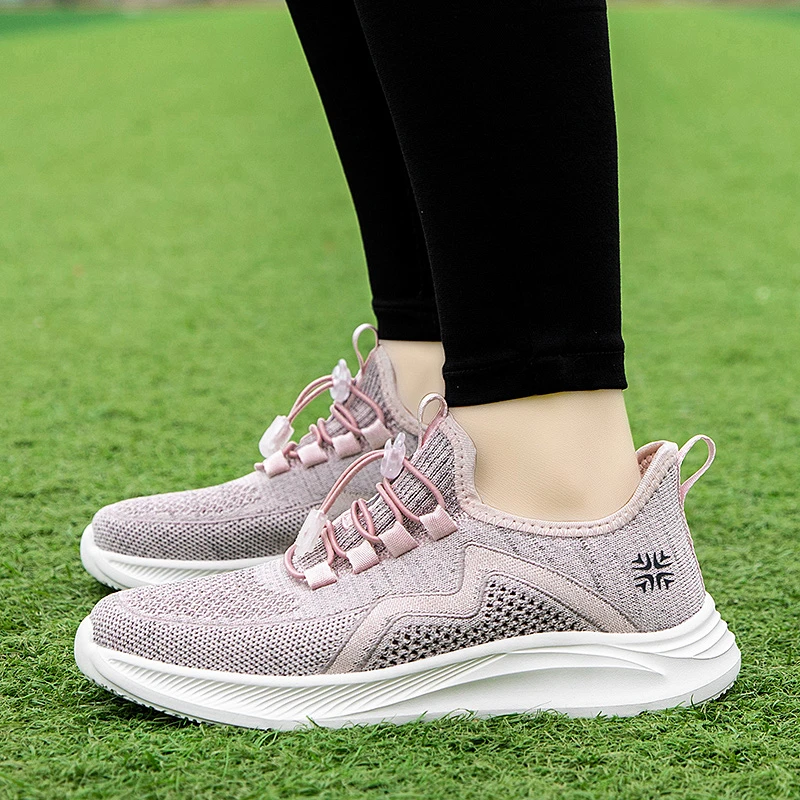 足力老人健步鞋夏季新款镂空运动休闲鞋透气舒适妈妈鞋轻便网布鞋