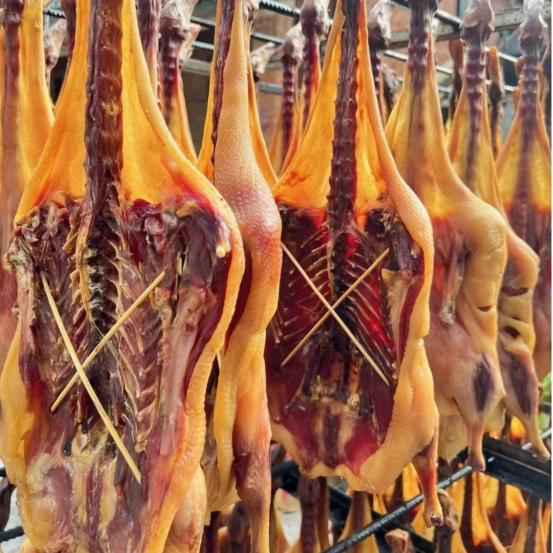 湖南新宁特产农家自制整只鸭子干鸭子吹鸭子腊土鸭子崀山特产