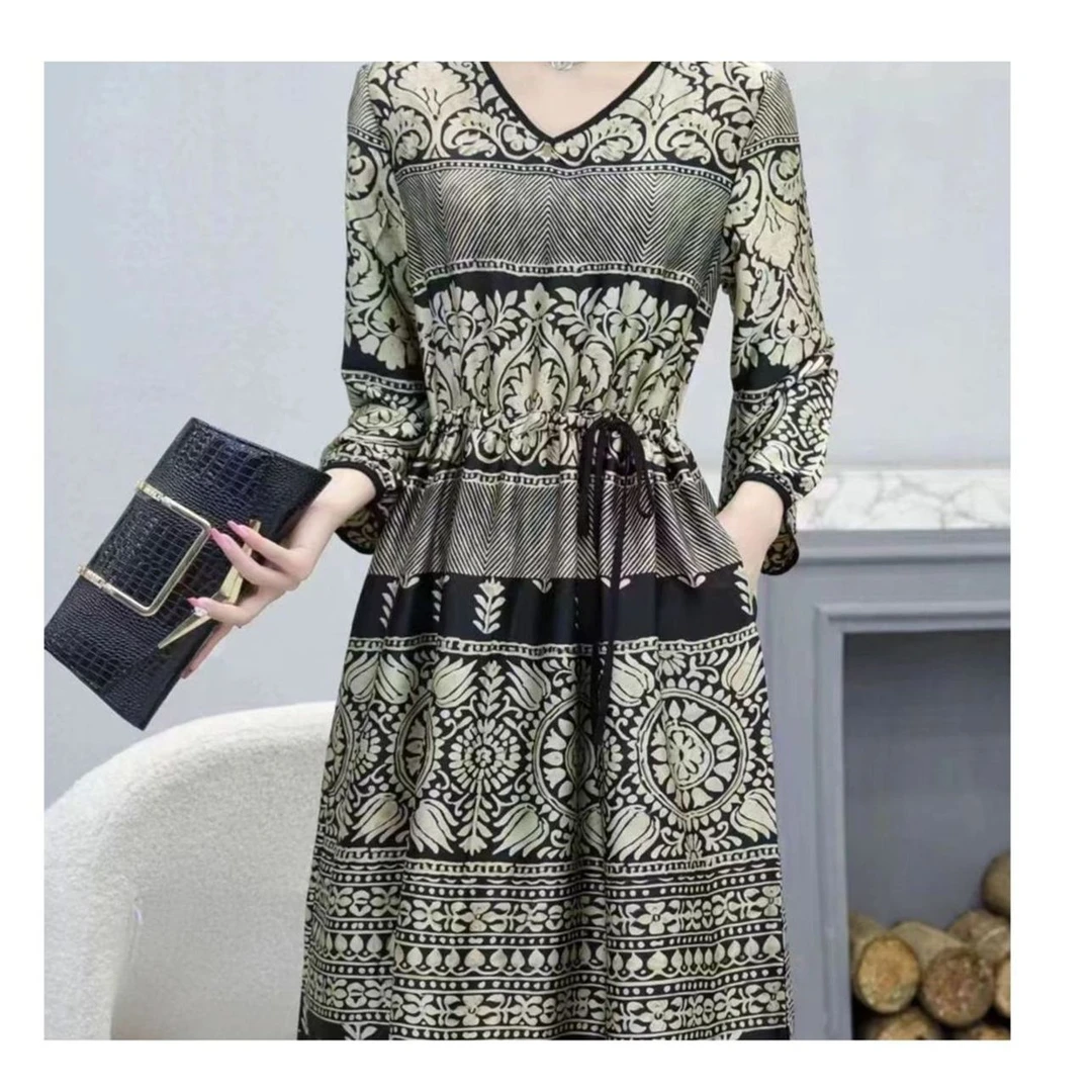 7812-27新款时尚显瘦连衣裙