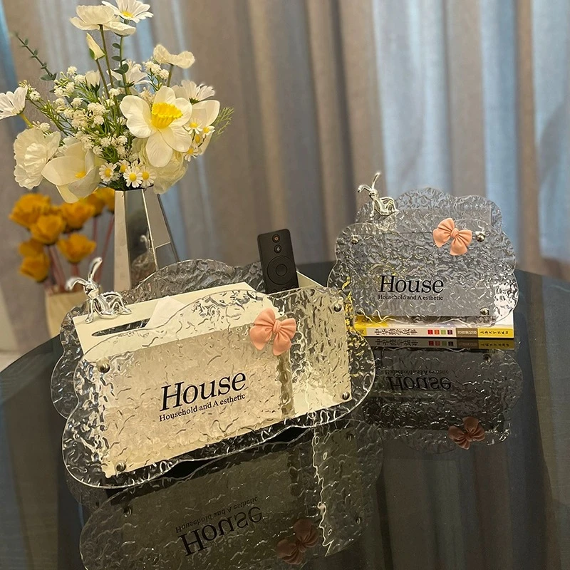 纸巾盒客厅高档轻奢多功能抽纸盒创意茶几放遥控器收纳盒餐巾纸盒