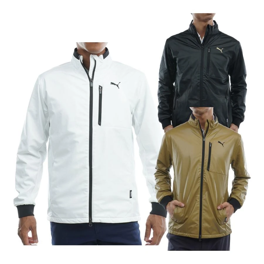 PUMA/彪马男士高尔夫内里磨毛秋冬运动百搭时尚夹克外套 539382