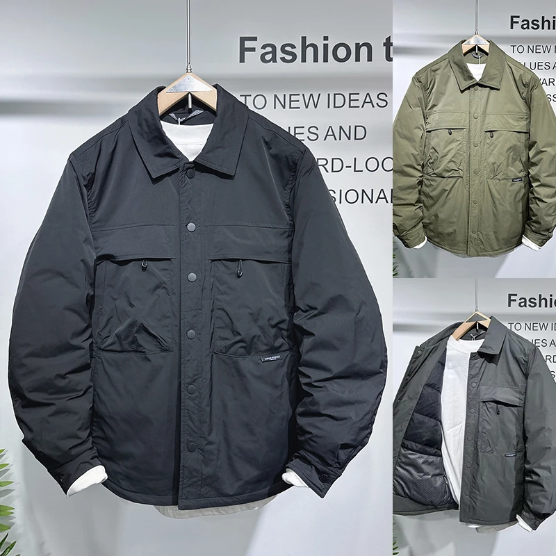 秋冬新品男款棉服休闲潮流2F709户外保暖时尚百搭工装夹克绒外套