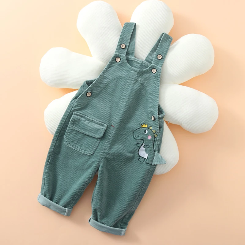 宝宝背带裤新款春秋男童时尚婴儿女童裤子