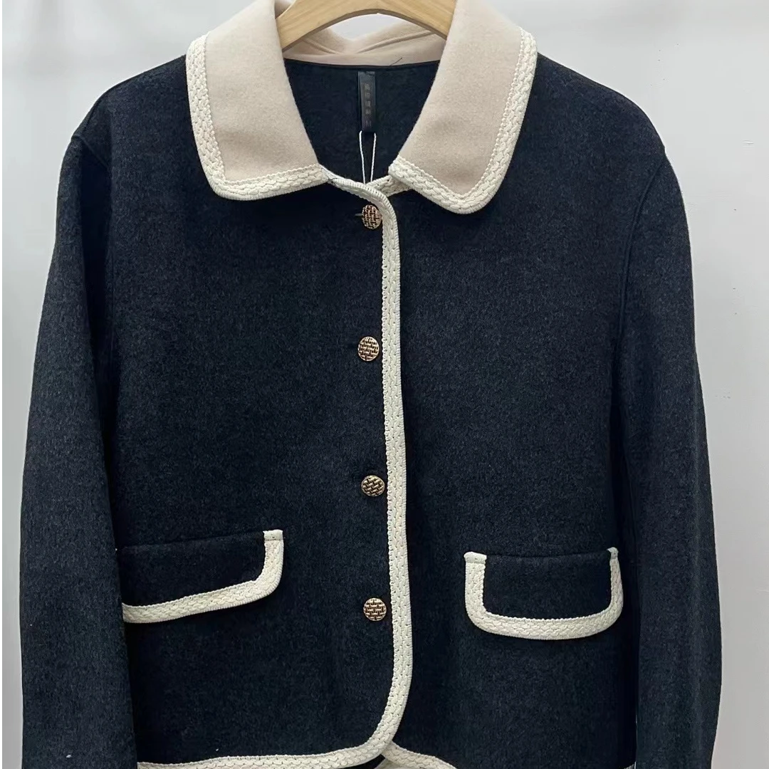 【设计师高品质】毛呢纽扣小外套