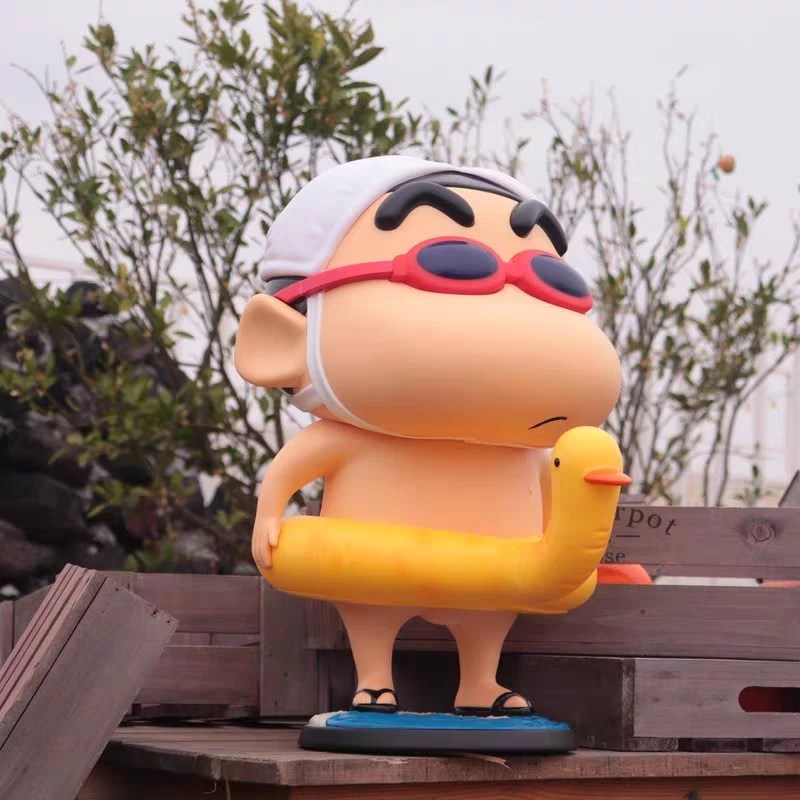 大号泳圈蜡笔小新玩具手办DIY摆件