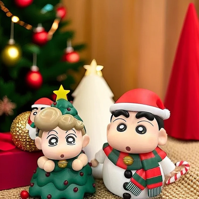 【圣诞小新小葵可亮光】蜡笔小新 野原新之助 家居摆件 玩具 DIY