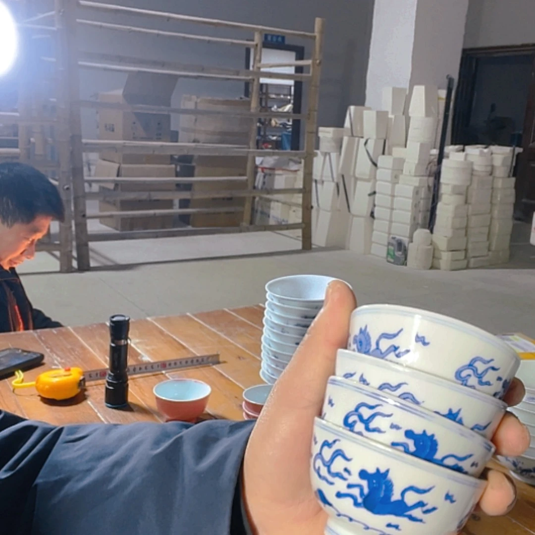 【闪购商品】全手工青花杯