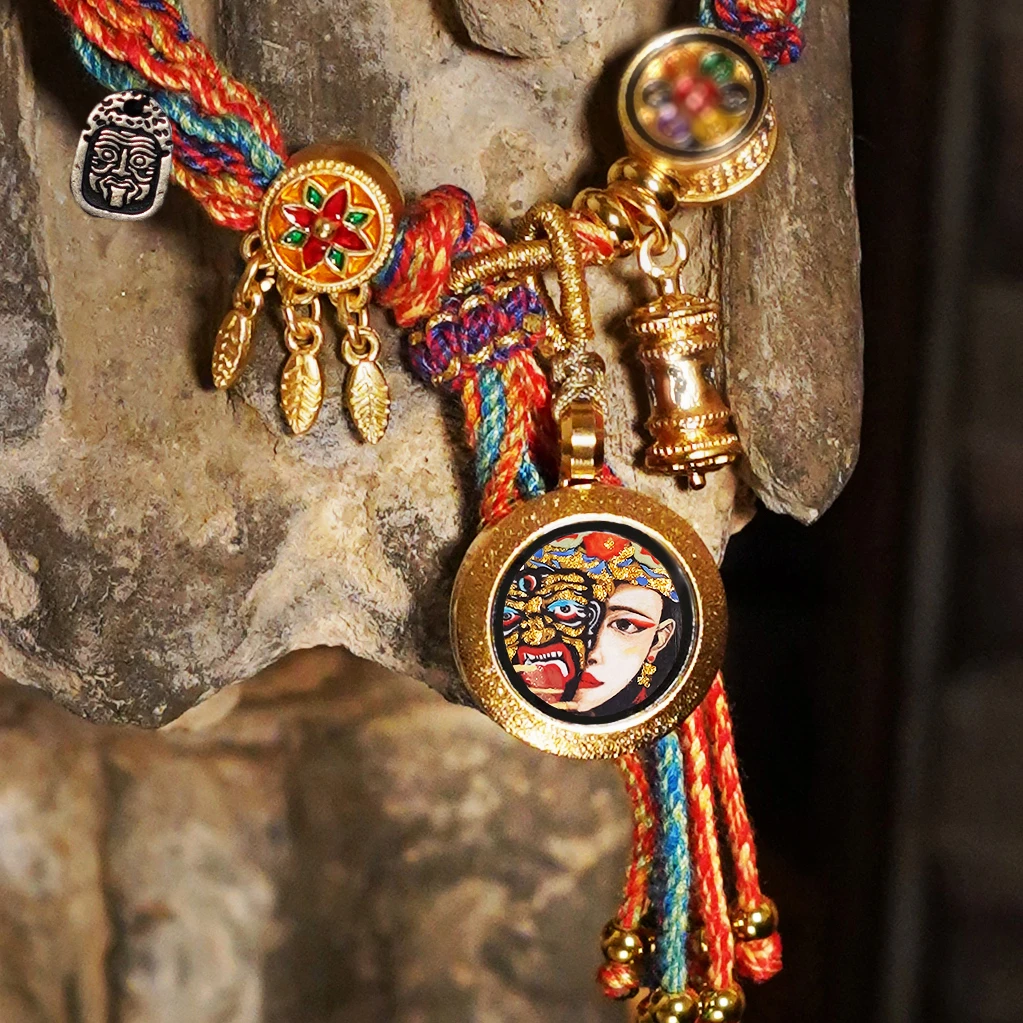 「前世·今生 」扎基拉姆 编织民族风 唐卡手环