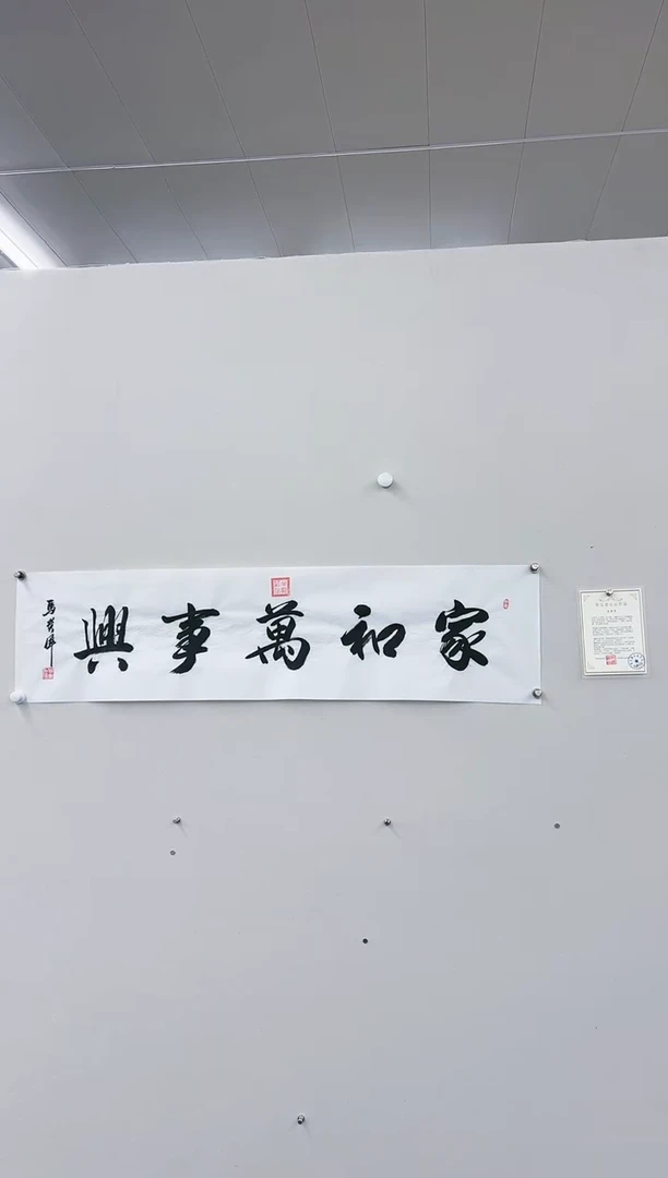 【闪购商品】书法马贵军《家和万事兴》
