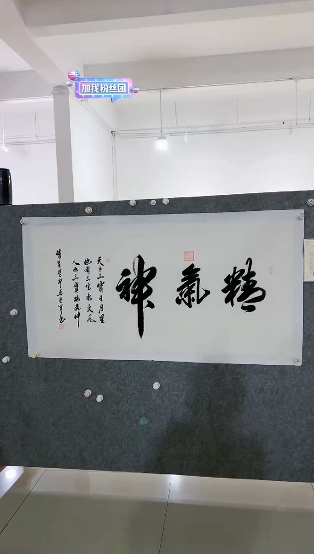 【闪购商品】书法马贵军《精气神》八平尺