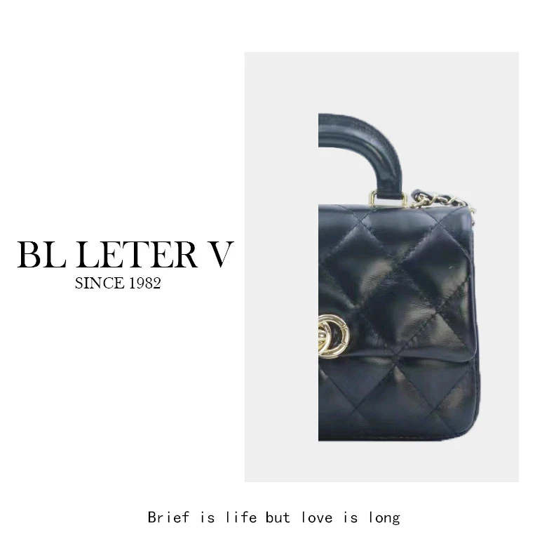 BL LETER V【油蜡牛皮相机包】轻奢百搭小众经典单肩斜挎包
