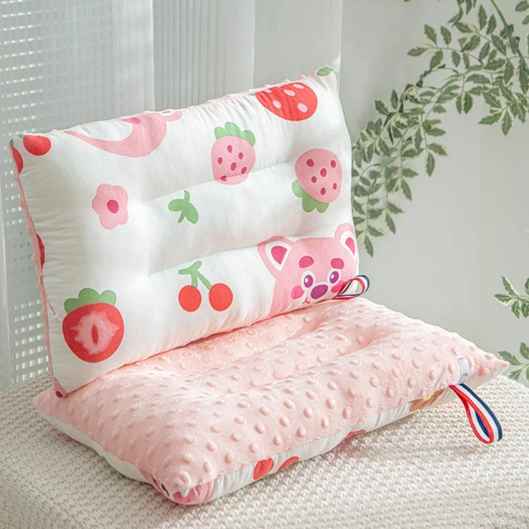 2025新款儿童安抚豆豆枕卡通儿童枕头学生幼儿园枕芯宝宝小孩子枕