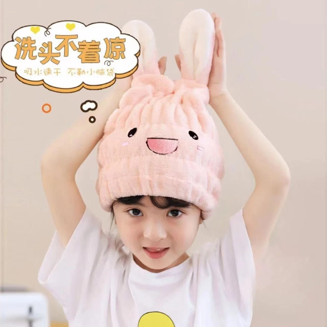 干发帽女超强吸水速干儿童卡通干发帽浴帽瞬干加厚女浴帽
