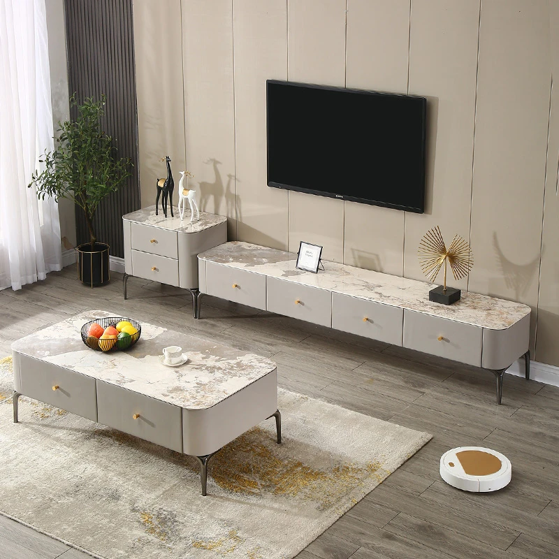 诺初阁简约现代茶几客厅家用ins风茶桌轻奢新款大小户型创意储物