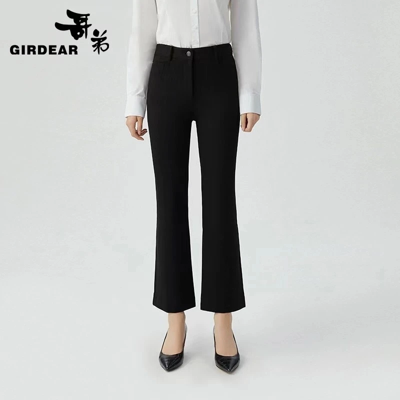 GIRDEAR/哥弟冬季爆款新款瑜伽面料高腰显瘦微喇美人鱼裤1100288