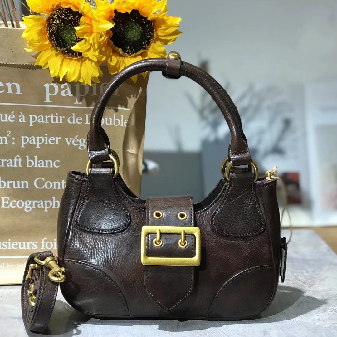 （样板 介意勿拍）不tui不huan 水洗植鞣头层牛皮 辣妹机车时尚精致