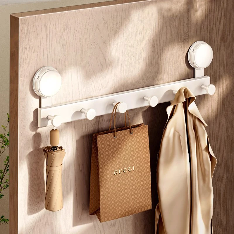 吸盘门后挂钩无痕强力壁挂免打孔真空粘钩承重置物卫生间门挂衣架