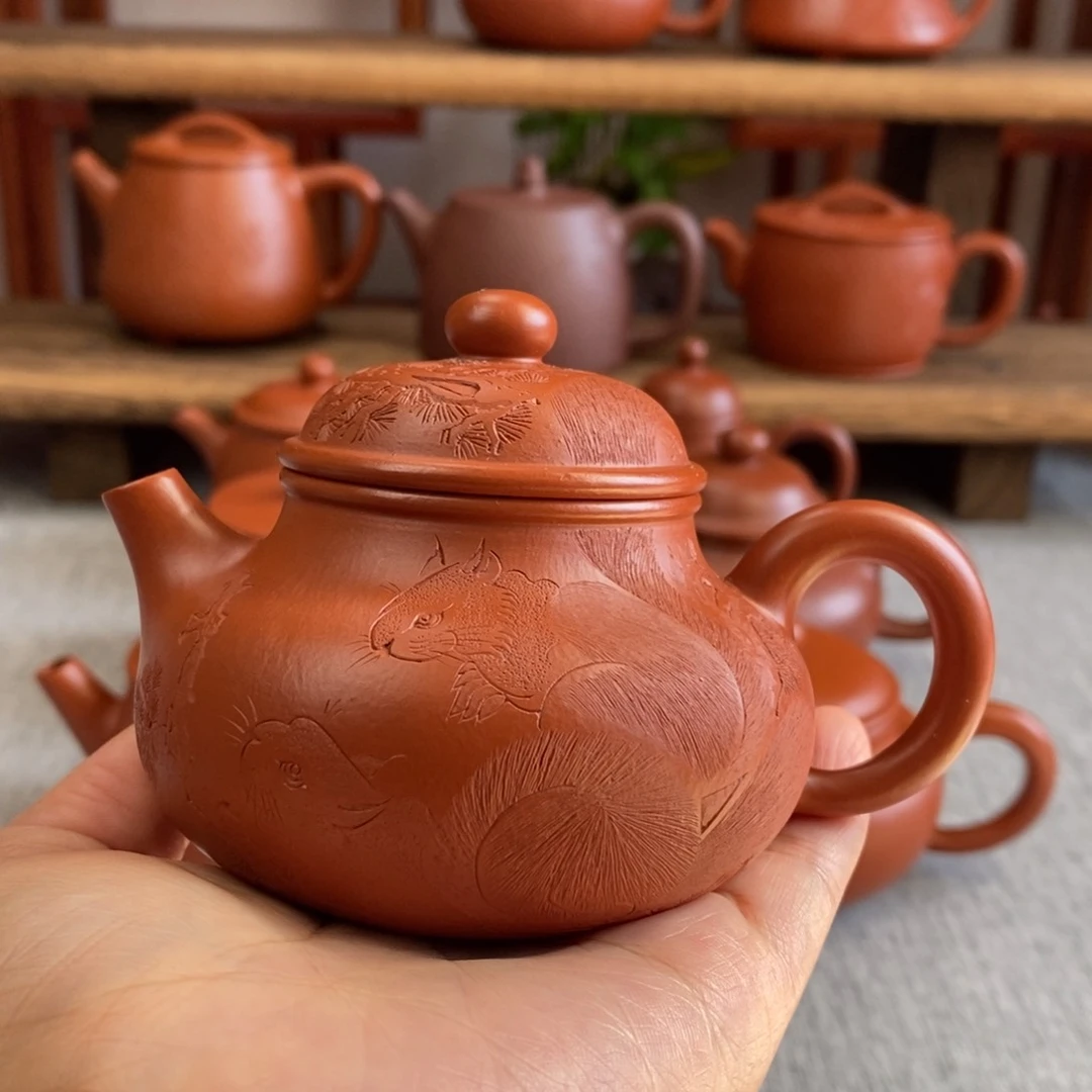紫砂茶壶老*贝150毫升全手工