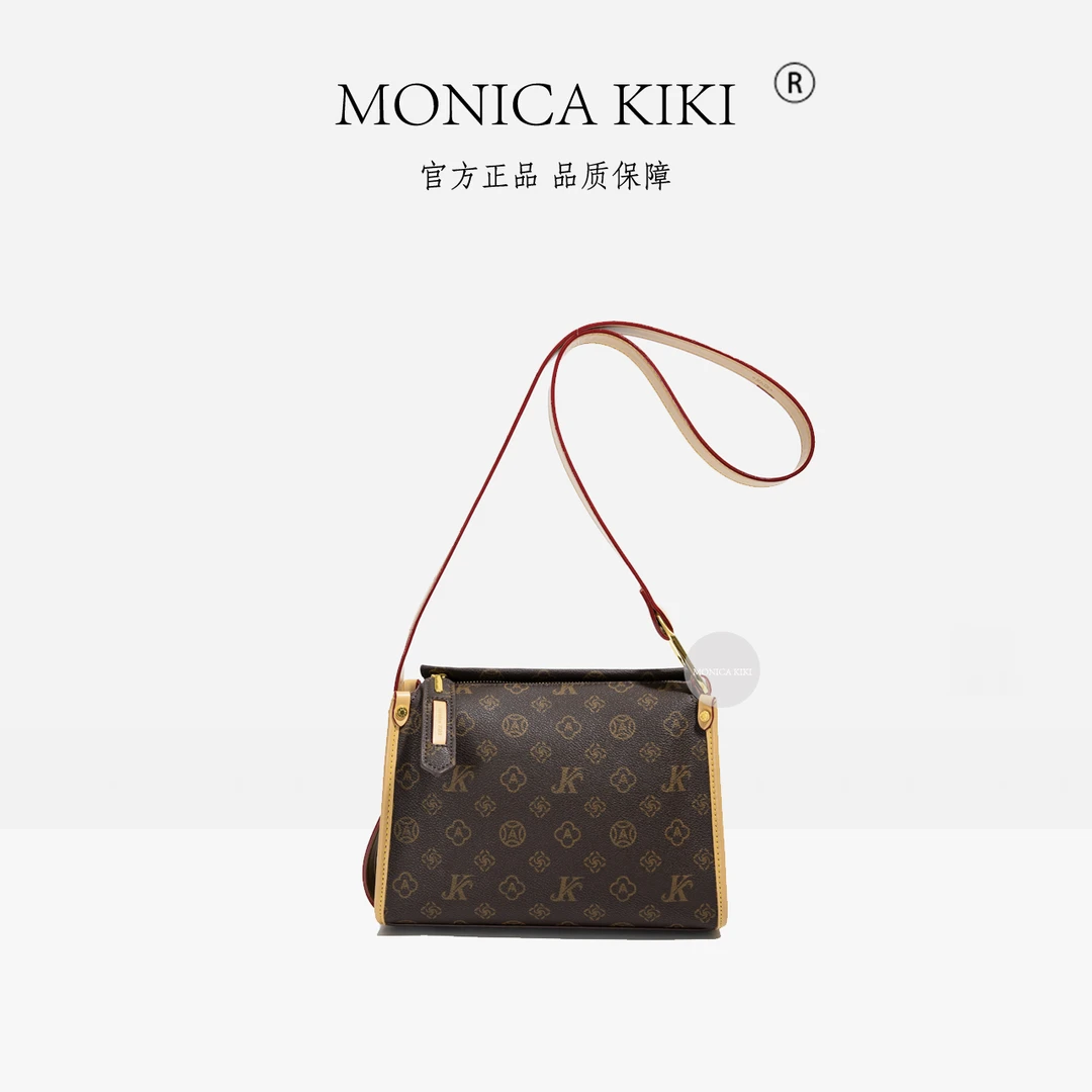 时尚女士经典单肩枕头包麻将包肩包轻奢百搭托特包印花水桶包腋下