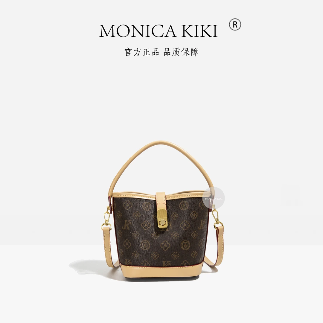 新款水桶包女包2024爆款质感轻奢手提包复古时尚单肩斜挎包