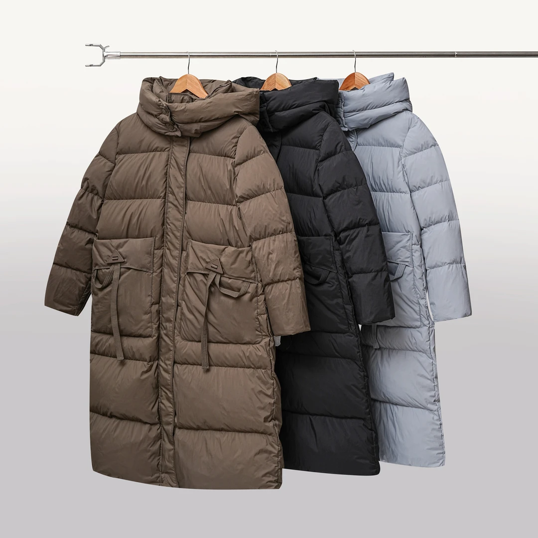 桂姐严选时尚休闲连帽羽绒衣