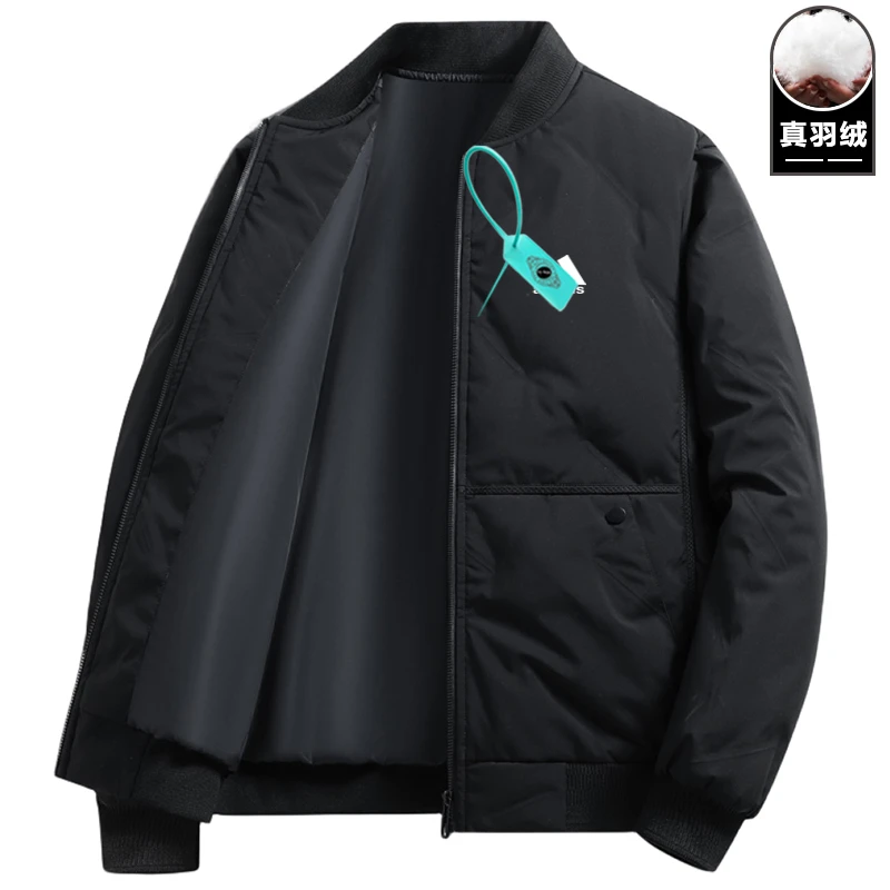 品牌羽绒服男士冬季新款加厚保暖棒球领上衣休闲百搭短款防风外套