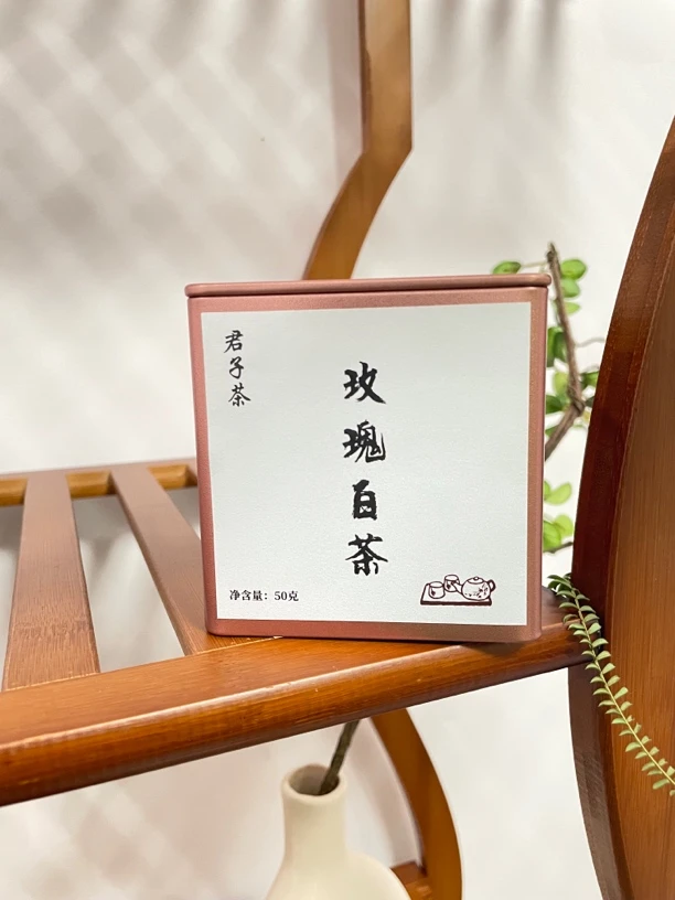 【玫瑰白茶】玫瑰花与白茶的相遇花茶50克/罐