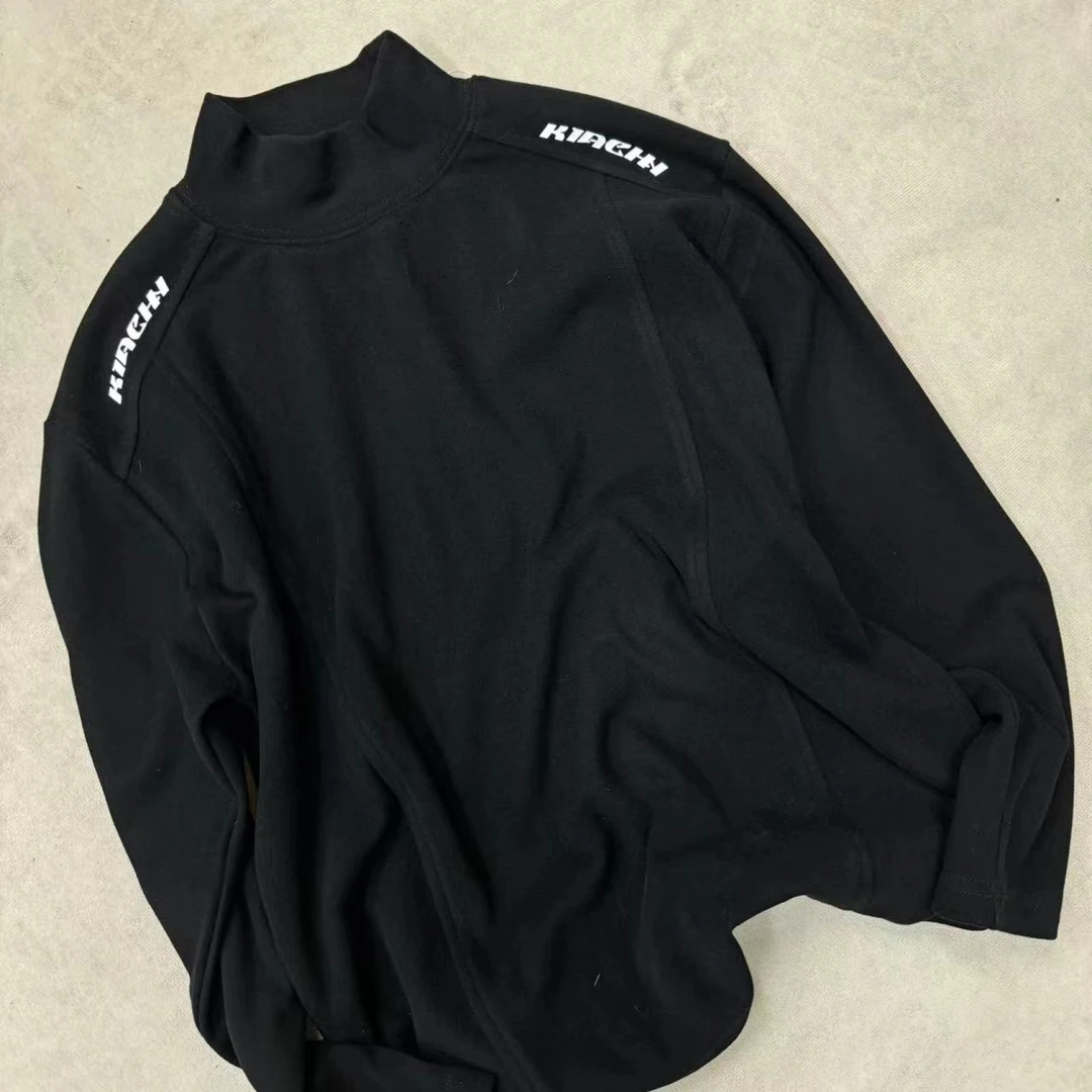 吾2024【Y】10月4日 儿童男童女童黑色加厚字母打底衫2341-