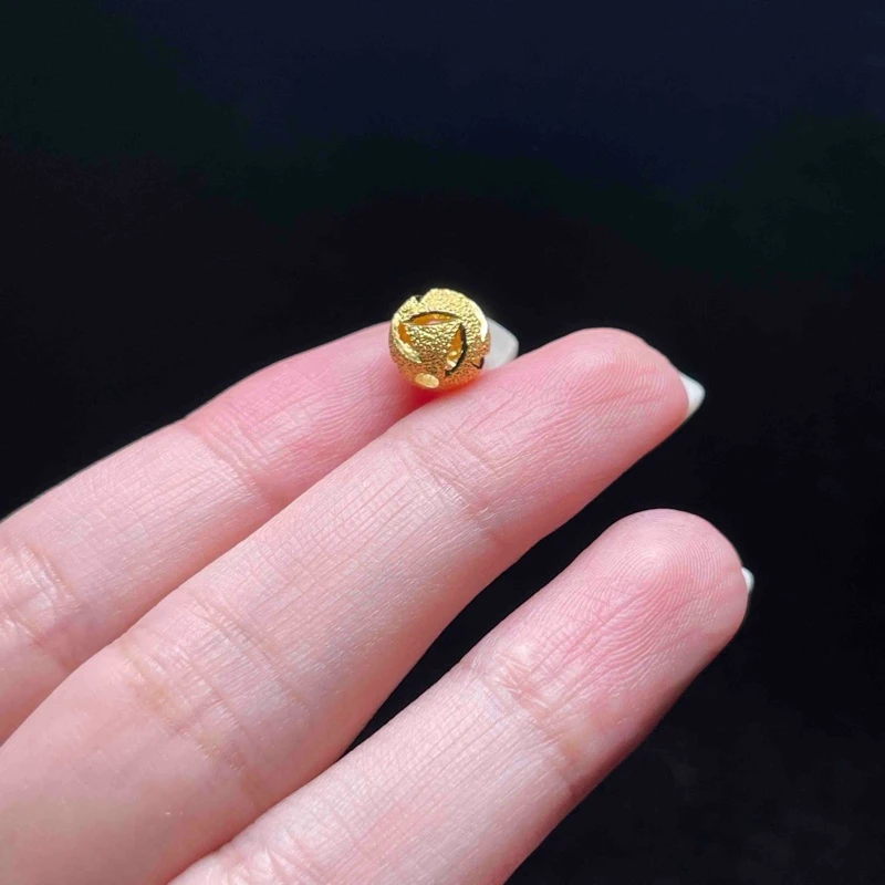 足银银制品 【小魏总珠宝】足银单珠路路通（8mm）