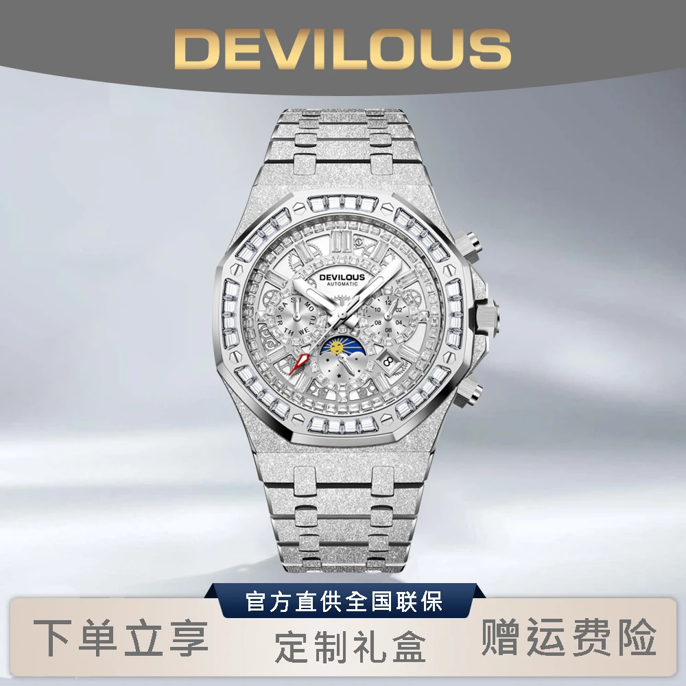 亚洲限定发售500支/DEVILOUS Muztagh【慕士塔格】机械腕表TXW