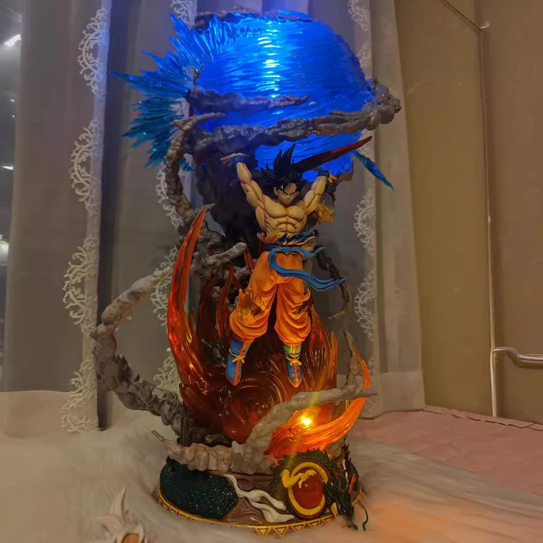 全款现货60公分元气弹悟空 可发光七龙珠系列雕像周边 手办祖国版