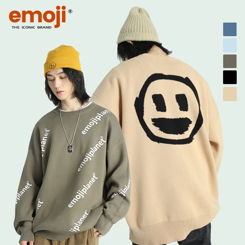 emoji针织毛衣 | 纯棉毛衣不起球不变形高档商场品质