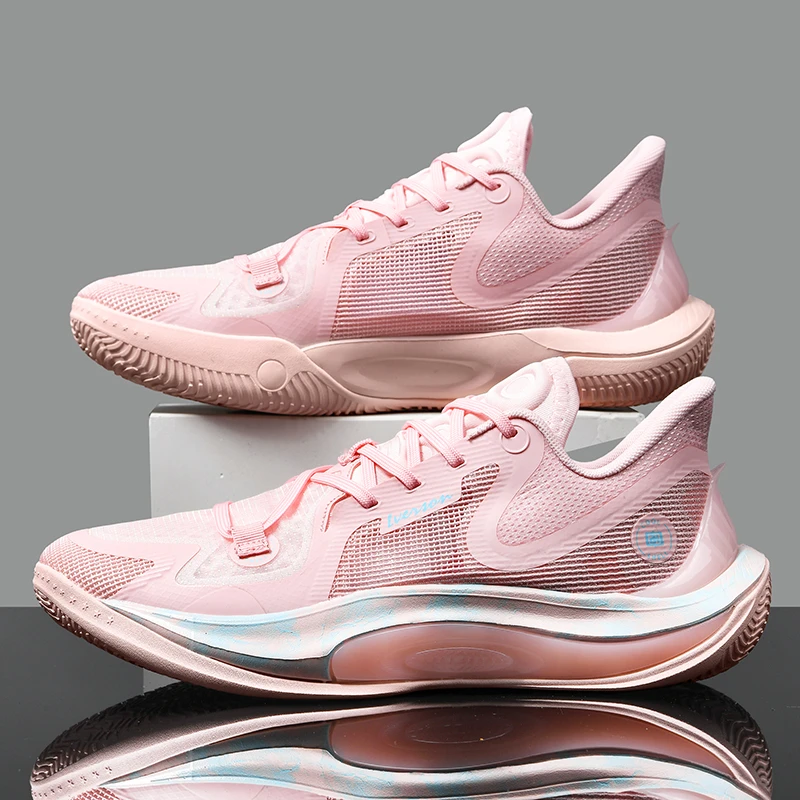 艾弗森男女低帮篮球鞋夏季网面透气耐磨防滑学生后卫训练运动鞋