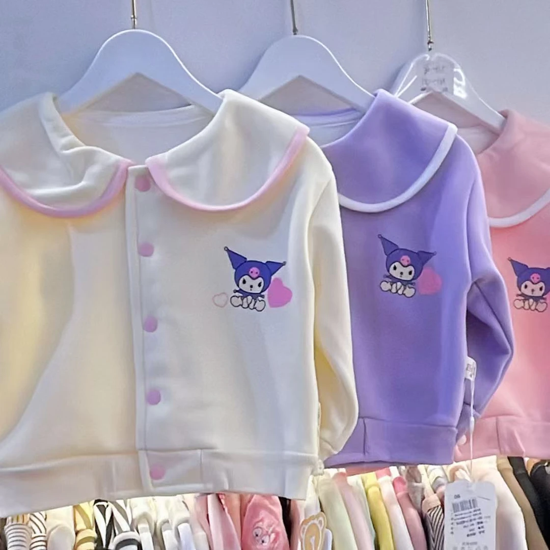 男童女童加绒秋冬休闲外套卡通棒球服外套