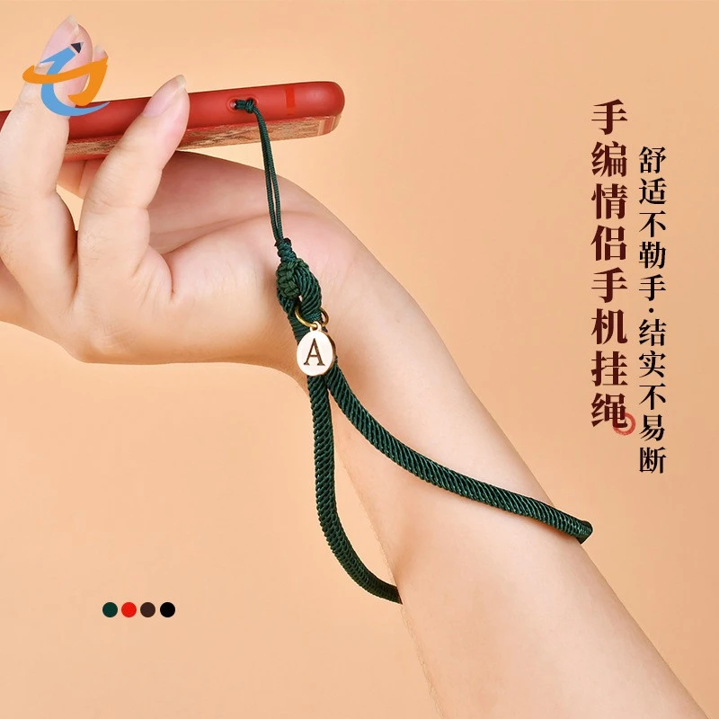 手机挂绳短款手腕绳挂腕绳挂指吊绳指环腕带男女手工编织结实耐用