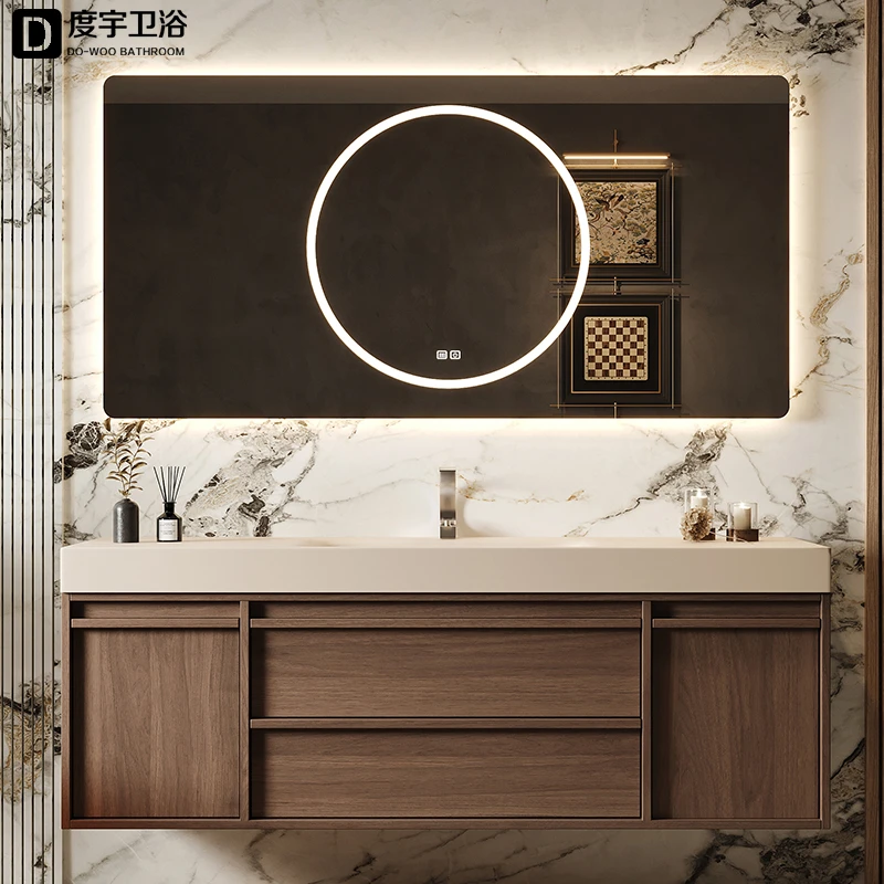 【骨骼线】可可西里酒店浴室柜陶瓷一体盆2025爆款网红款