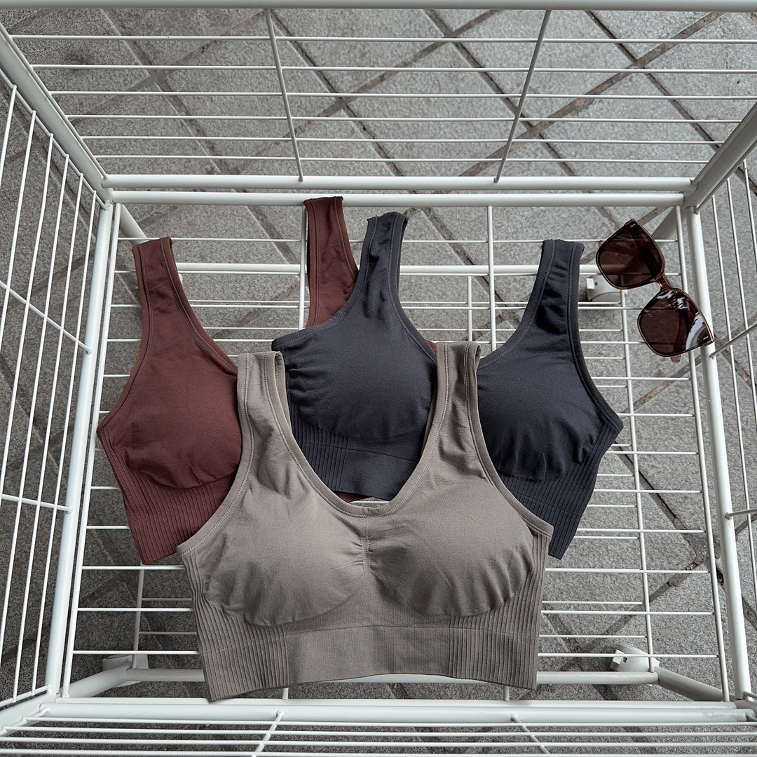 【李佳丽自产】2119#新款U型美背内衣乳胶固定杯无钢圈舒适百搭美背