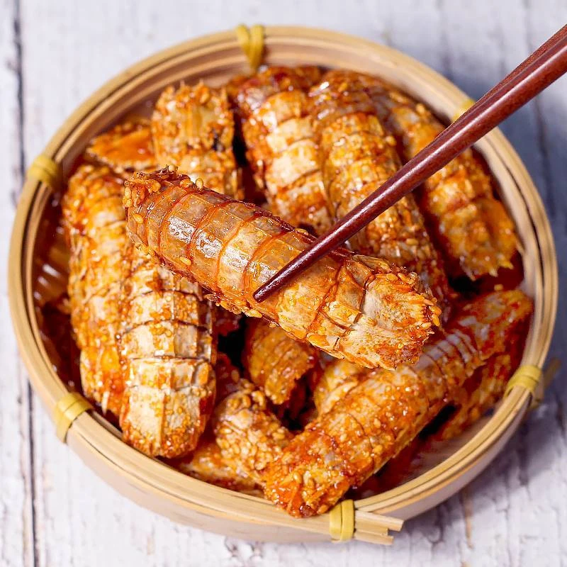 皮皮虾即食海鲜干货网红琵琶虾脆皮虾干零食小吃虾爬子下酒菜小虾