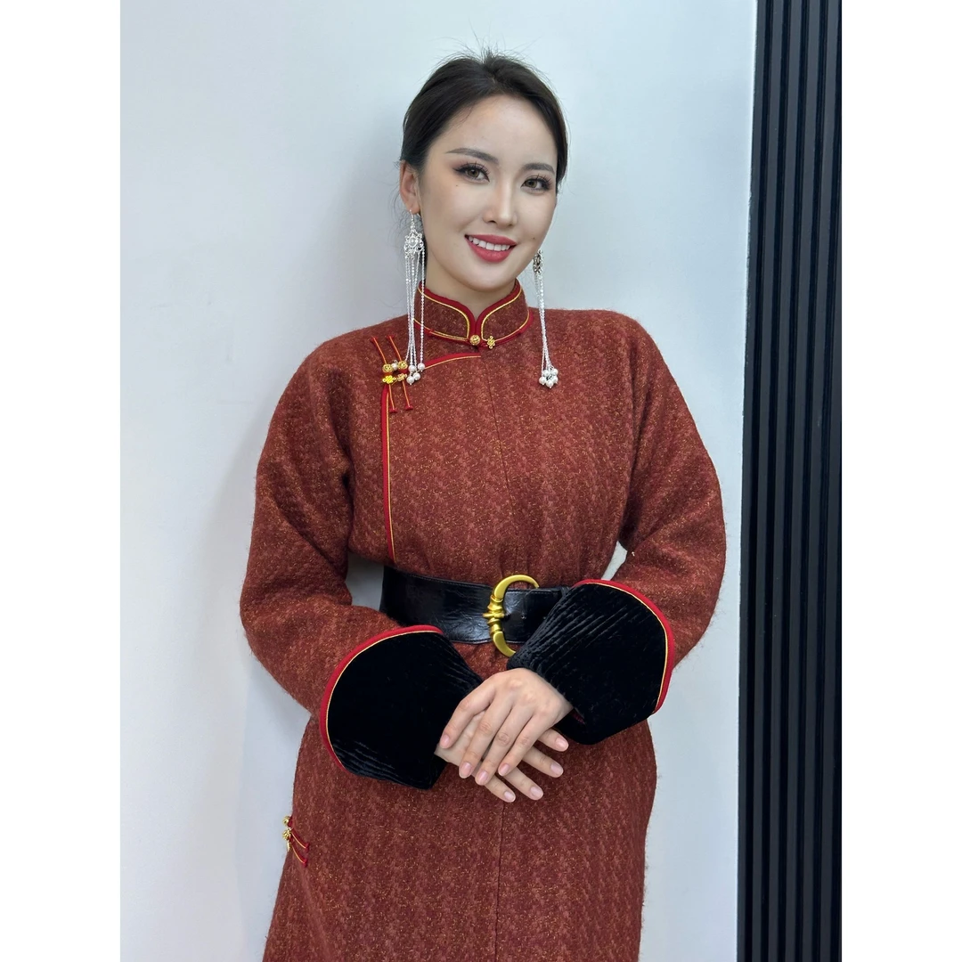 【阿泯娜】V2413新款民族气质长袖外套