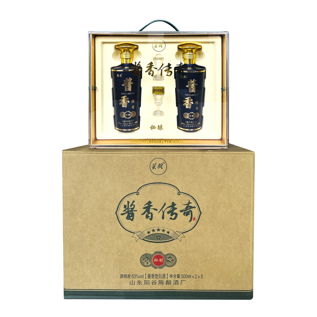 英武53度酱香传奇一箱三提53%Vol500ml